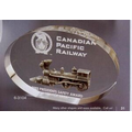 Acrylic Oval Embedment Award w/ Flat Bottom